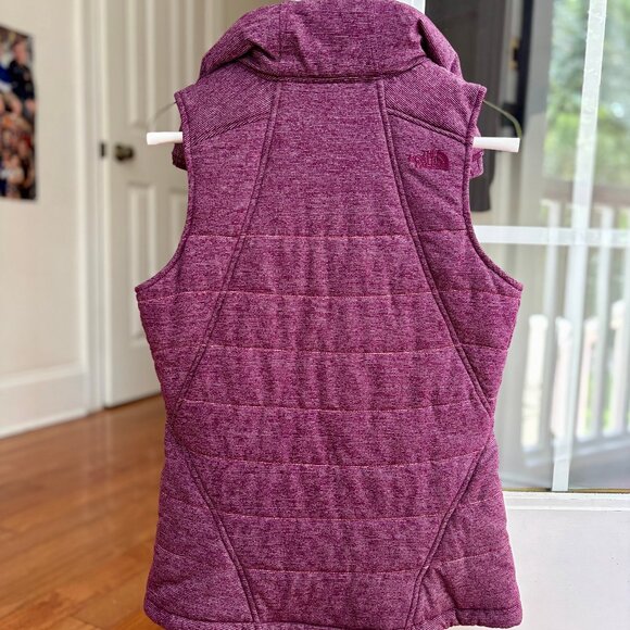 The North Face Quilted Pseudio Plum Purple Vest Women S - Picture 3 of 8